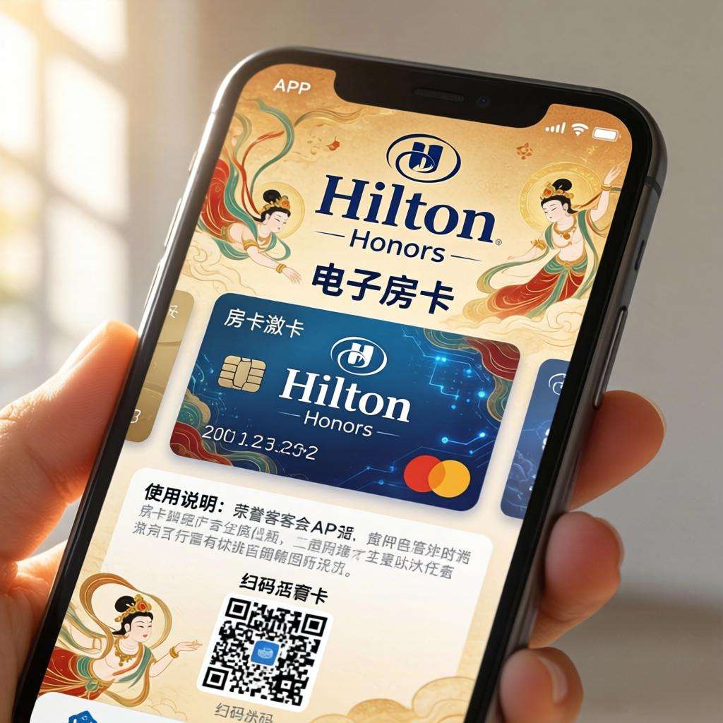 希尔顿集团独家推出敦煌博物馆定制版电子房卡 希尔顿集团独家推出敦煌博物馆定制版电子房卡第一张图