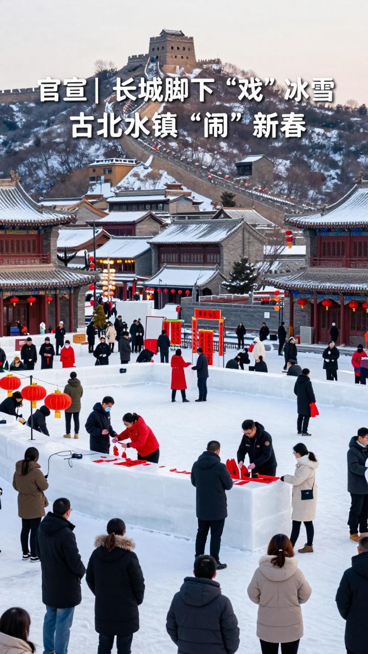 官宣|长城脚下“戏”冰雪，古北水镇“闹”新春第三张图