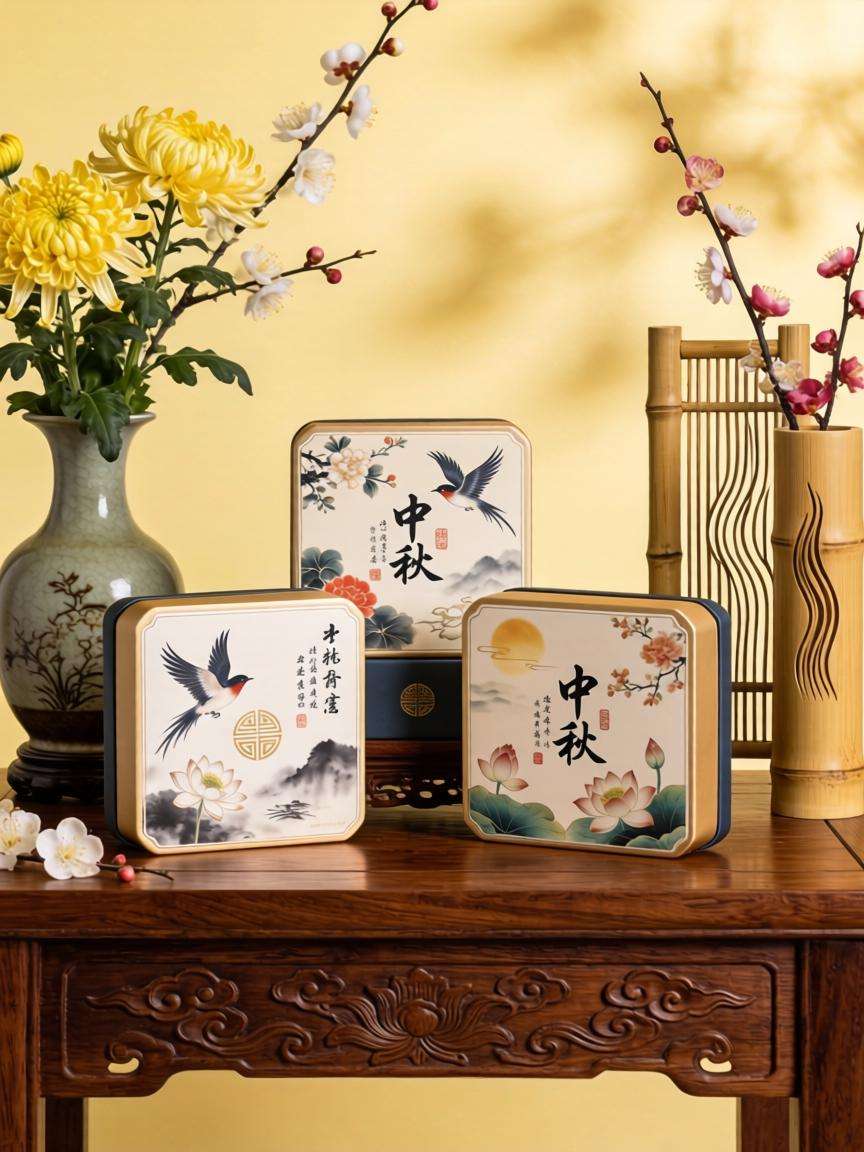 万豪旅享家携手御茶膳房及人工智能艺术家推出定制款中秋礼盒