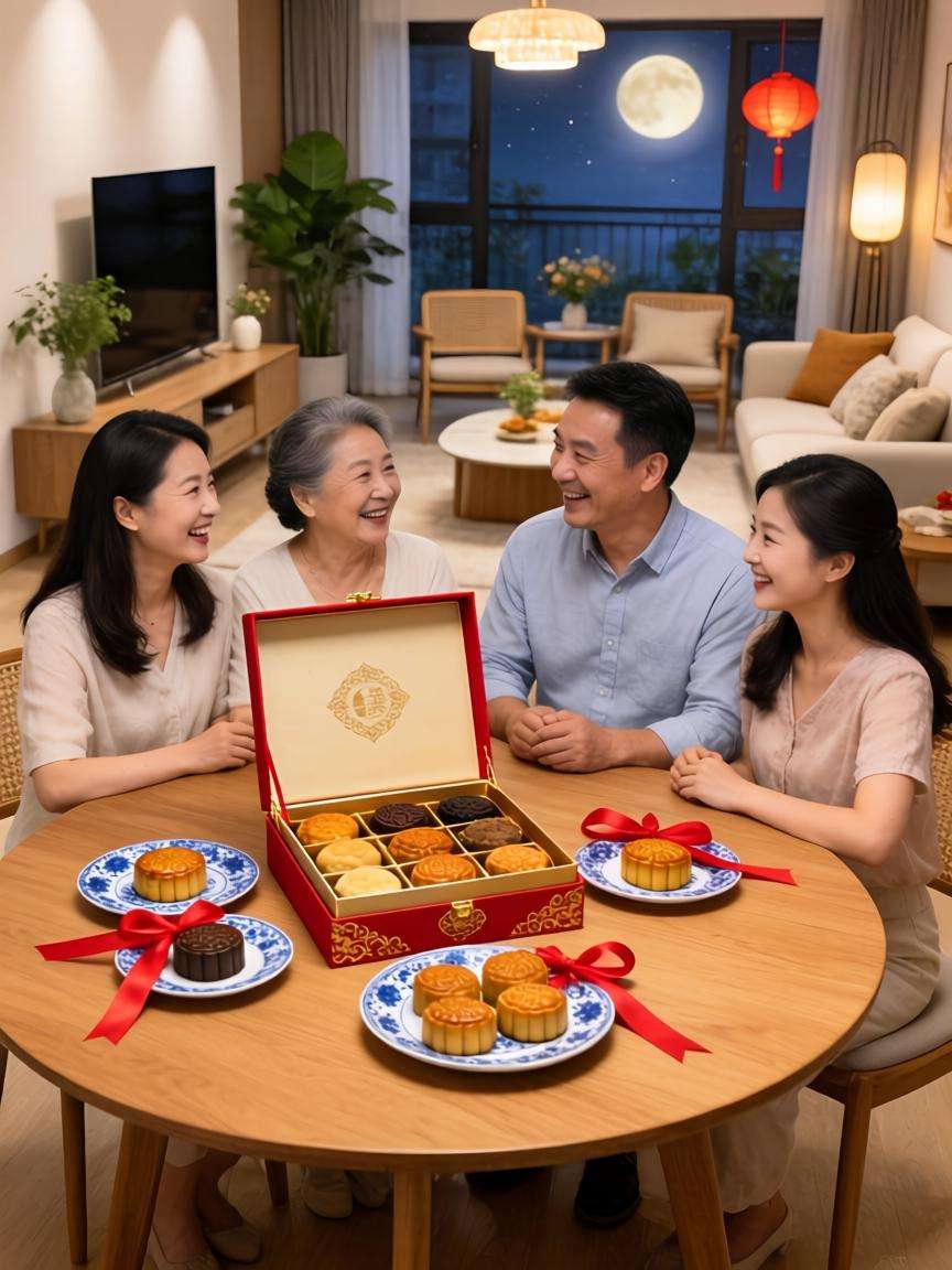 万豪旅享家携手御茶膳房及人工智能艺术家推出定制款中秋礼盒 万豪旅享家携手御茶膳房及人工智能艺术家推出定制款中秋礼盒第二张图