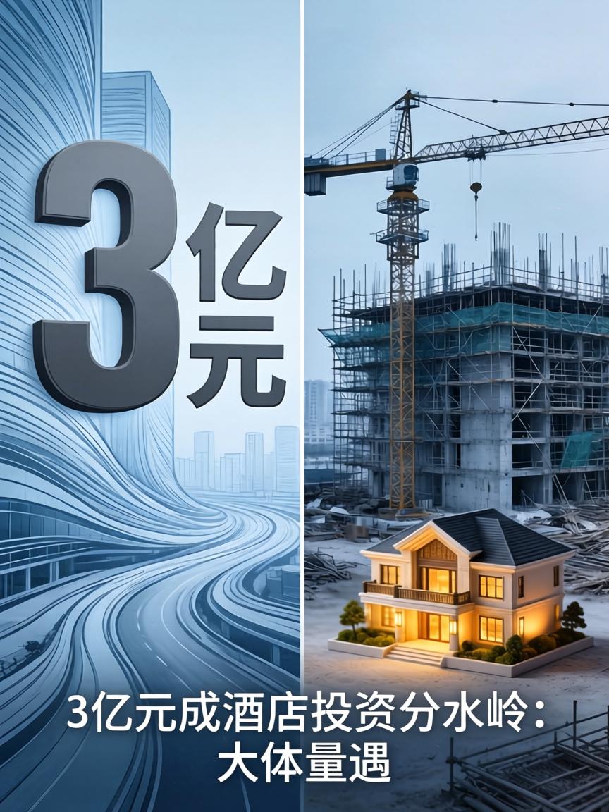 3亿元成酒店投资“分水岭”：大体量遇冷，“小而美”走俨