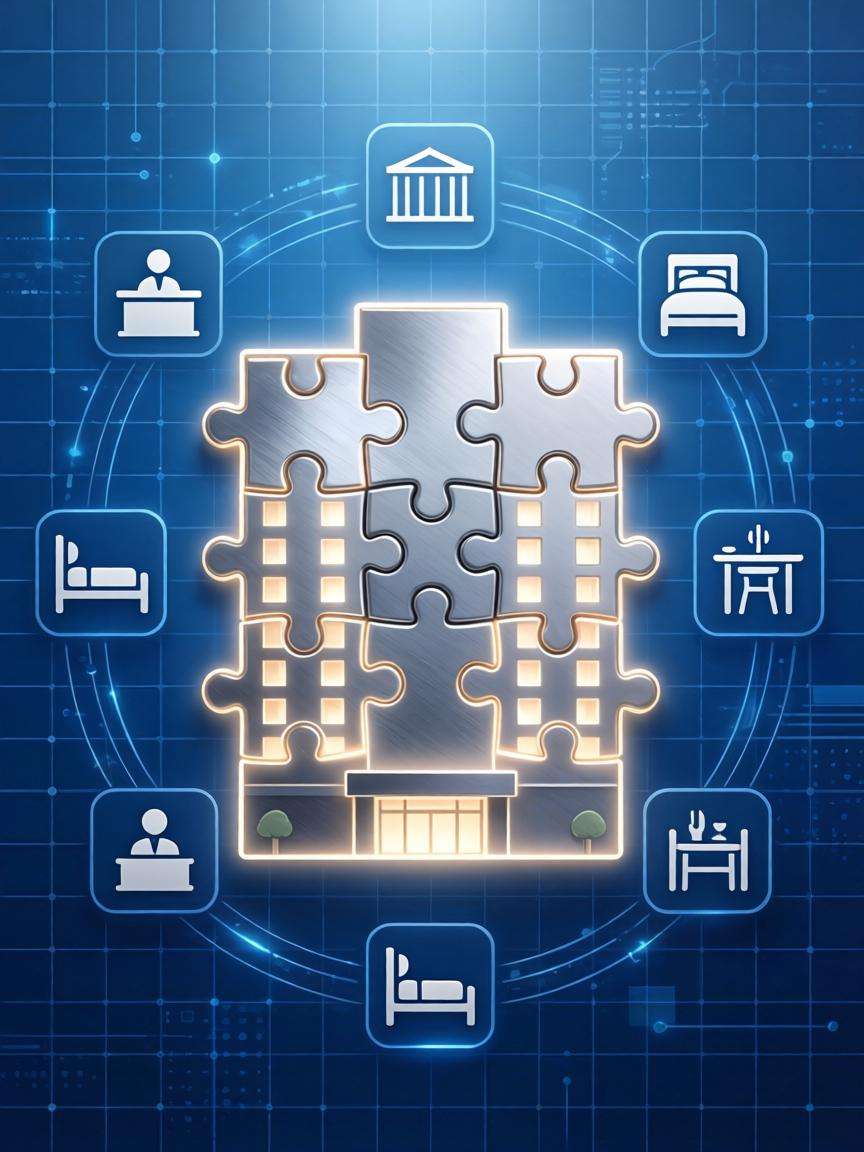 酒店服务产能升级新解法：核心模块自研一体化，3个月落地见效