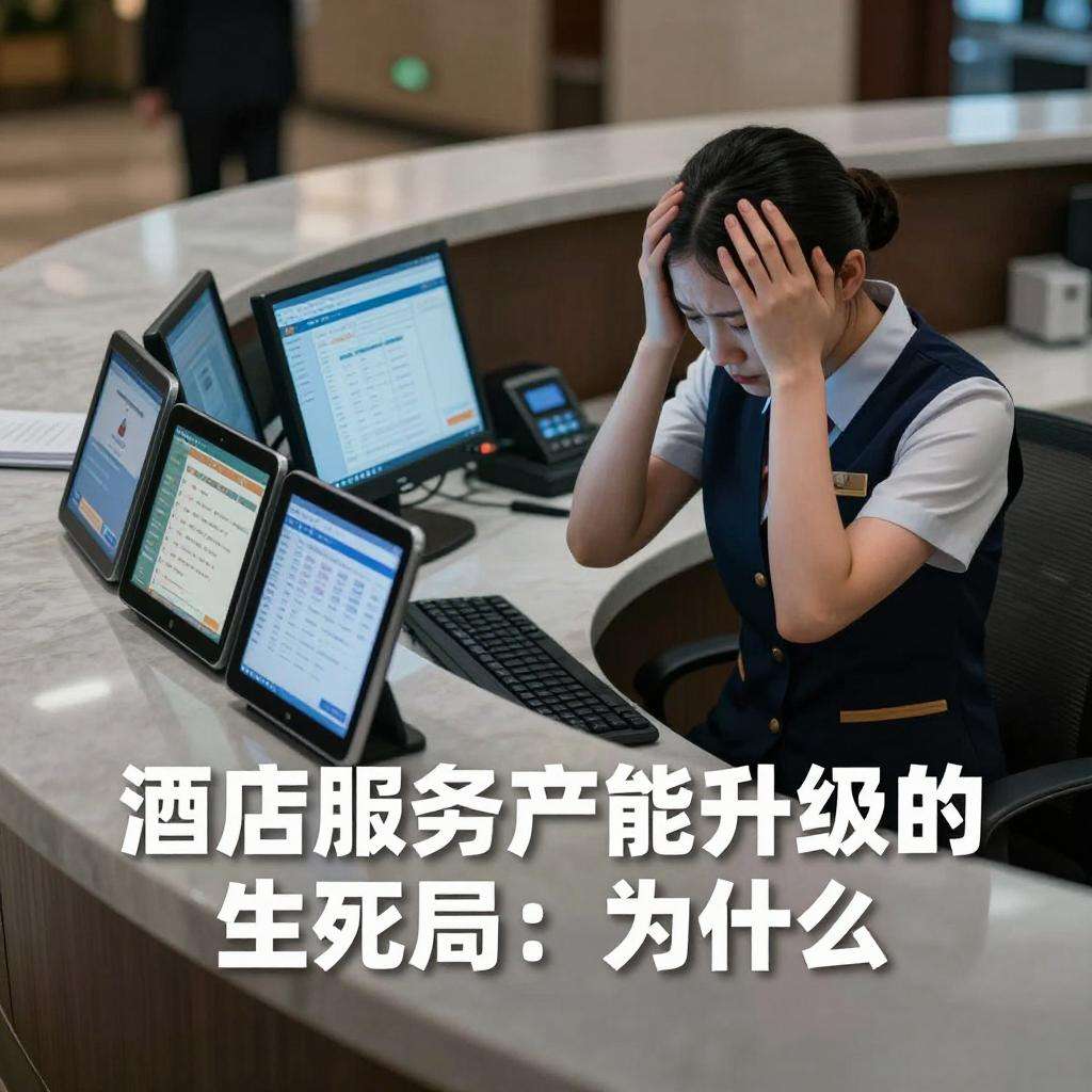 酒店服务产能升级的生死局：为什么你的系统越买越累？