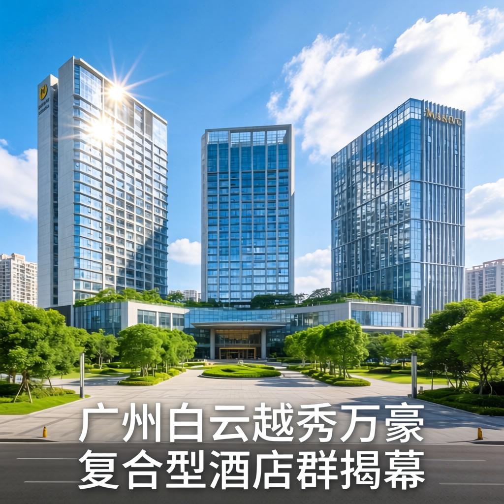 广州白云越秀万豪复合型酒店群揭幕，探索多品牌新风尚