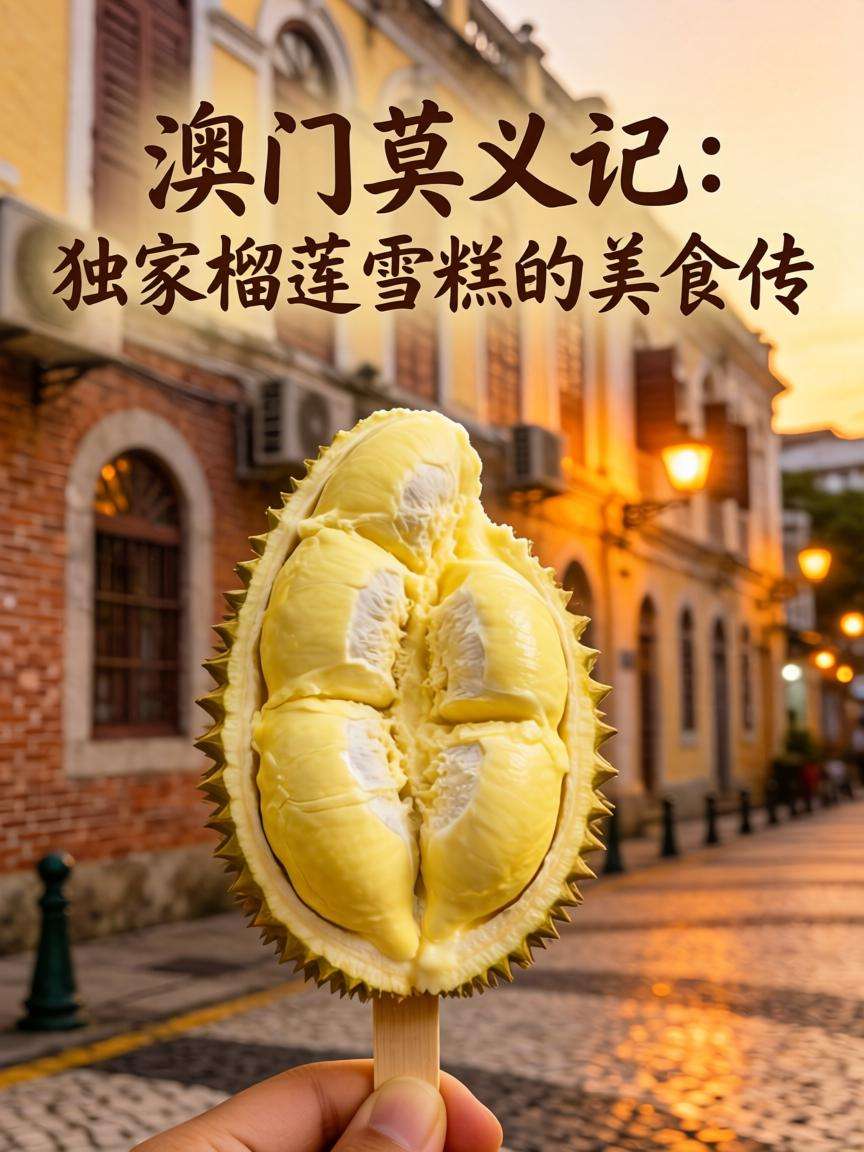 澳门莫义记：独家榴莲雪糕的美食传奇，每一口都是用心的故事
