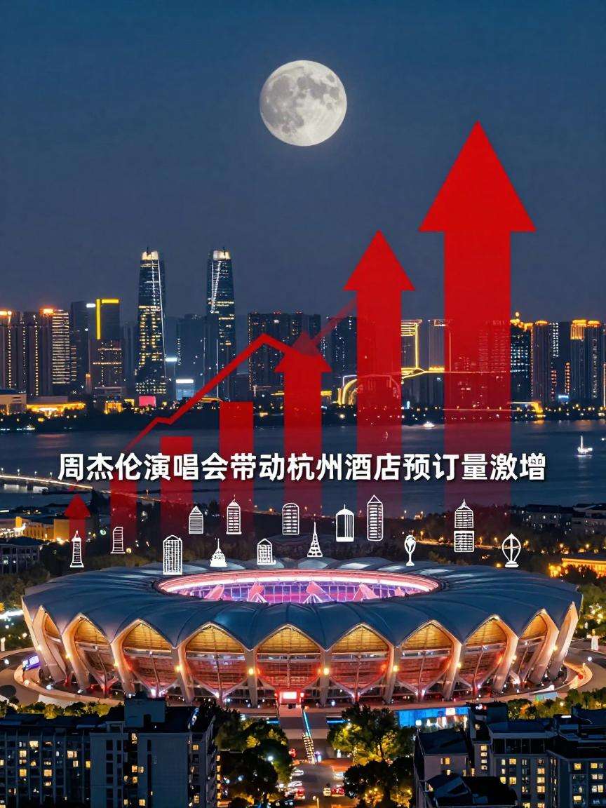 周杰伦演唱会带动杭州酒店预订量激增 临近会场区域成热门