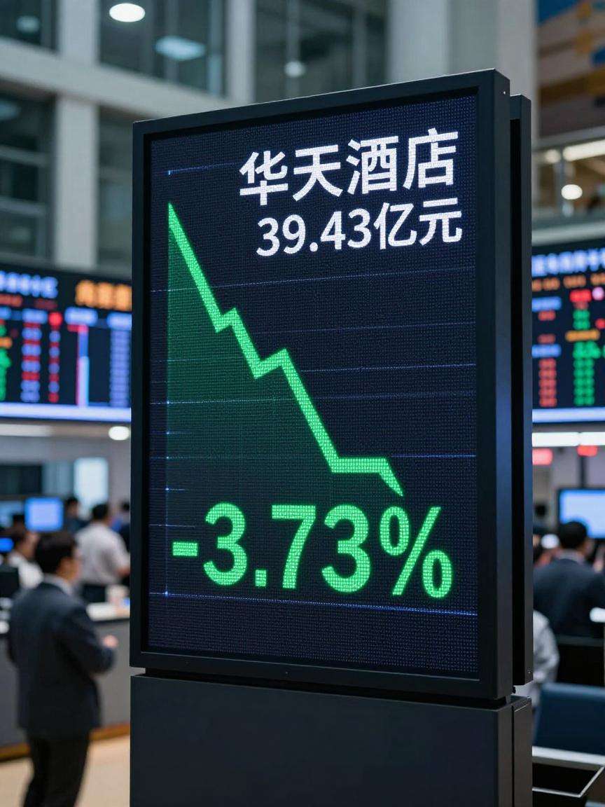 华天酒店跌3.73%，总市值39.43亿元：酒店股走势与产业链市场观察