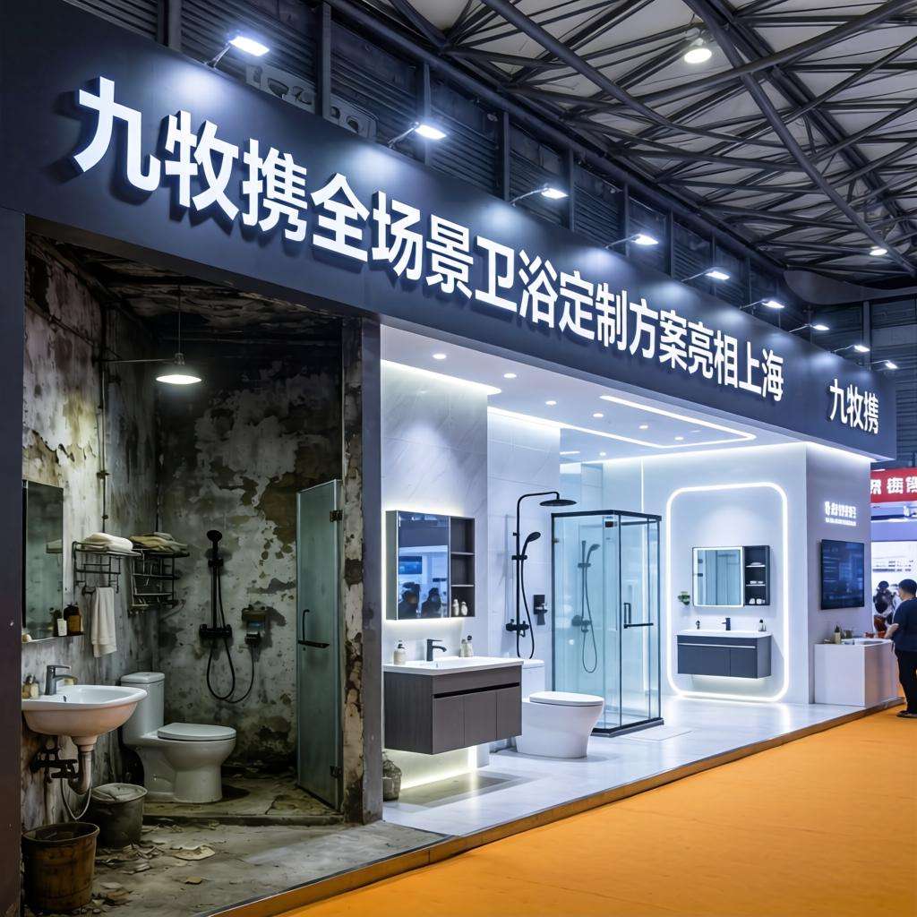 九牧携全场景卫浴定制方案亮相上海酒店展，助力旧改市场空间升级