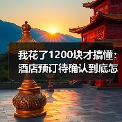 我花了1200块才搞懂：酒店预订待确认到底怎么破？（图2）