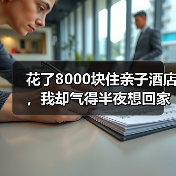 花了8000块住亲子酒店，我却气得半夜想回家