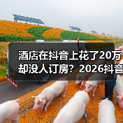 酒店在抖音上花了20万却没人订房？2026抖音生活服务酒店营销避坑指南（图2）