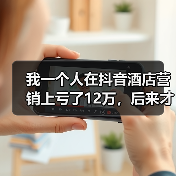 我一个人在抖音酒店营销上亏了12万,后来才想明白的事(图1) 我一个人在抖音酒店营销上亏了12万,后来才想明白的事(图1)
