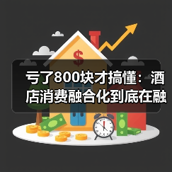 亏了800块才搞懂:酒店消费融合化到底在融什么?(图3) 亏了800块才搞懂:酒店消费融合化到底在融什么?(图3)