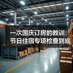 一次国庆订房的教训：节日住宿专项检查到底查什么？（图1）