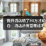 我开酒店赔了80万才明白：酒店运营管理成本到底该怎么省（图2）