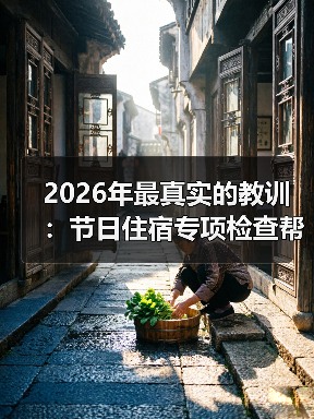 2026年最真实的教训：节日住宿专项检查帮了我大忙（图4）