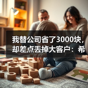 我替公司省了3000块，却差点丢掉大客户：希尔顿格芮签约的教训（图2）