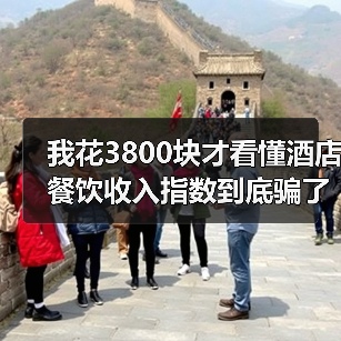 我花3800块才看懂酒店餐饮收入指数到底骗了多少人（图1）