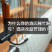 为什么你的酒店越忙越亏？酒店收益管理的3个坑（图2）