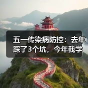五一传染病防控：去年踩了3个坑，今年我学乖了