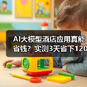AI大模型酒店应用真能省钱？实测3天省下1200块