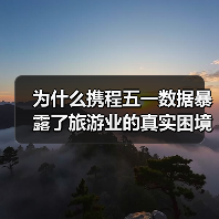 为什么携程五一数据暴露了旅游业的真实困境？（图1）