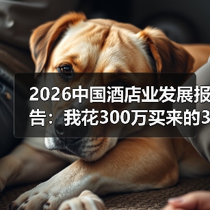 2026中国酒店业发展报告：我花300万买来的3个教训（图3）