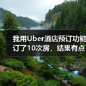 我用Uber酒店预订功能订了10次房，结果有点意外（图1）