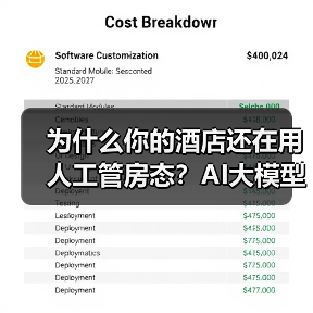 为什么你的酒店还在用人工管房态？AI大模型酒店应用实测（图3）