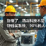 别傻了,酒店科技不是砸钱买系统,90%的人第一步就走错了(图4) 别傻了,酒店科技不是砸钱买系统,90%的人第一步就走错了(图4)