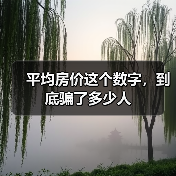 平均房价这个数字,到底骗了多少人(图4) 平均房价这个数字,到底骗了多少人(图4)