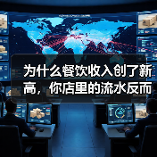 为什么餐饮收入创了新高，你店里的流水反而跌了？（图1）