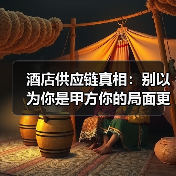 酒店供应链真相：别以为你是甲方你的局面更难