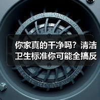 你家真的干净吗?清洁卫生标准你可能全搞反了(图2) 你家真的干净吗?清洁卫生标准你可能全搞反了(图2)