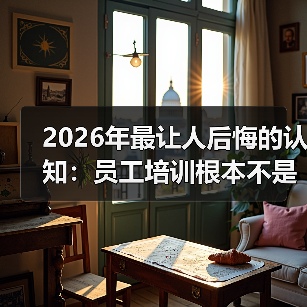 2026年最让人后悔的认知:员工培训根本不是花钱(图2) 2026年最让人后悔的认知:员工培训根本不是花钱(图2)