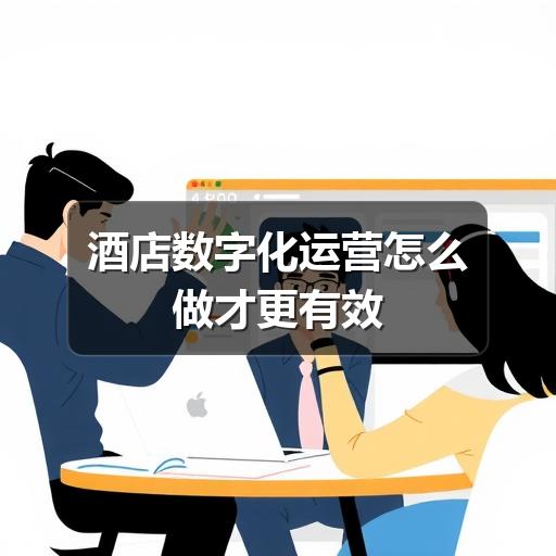 酒店数字化运营怎么做才更有效
